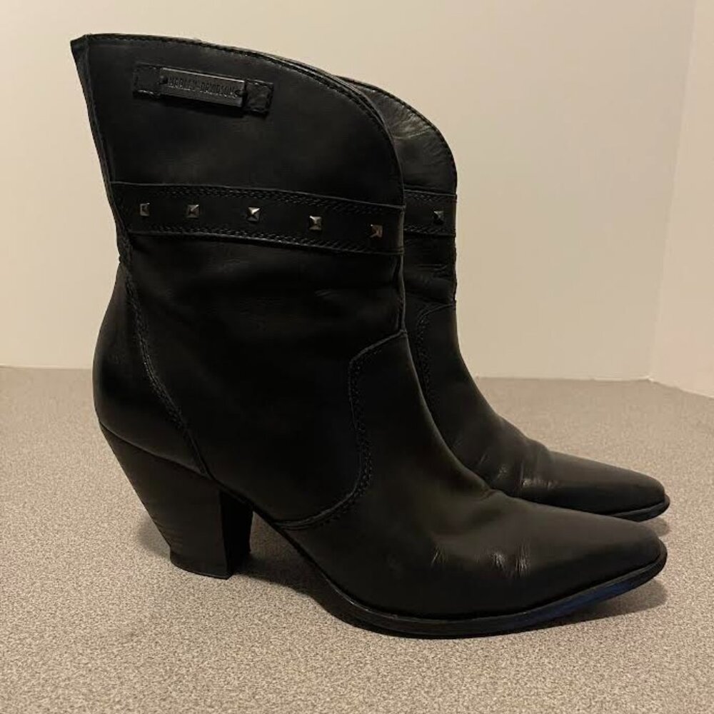 Ladies Harley Davidson Heeled Boot Size 7.5